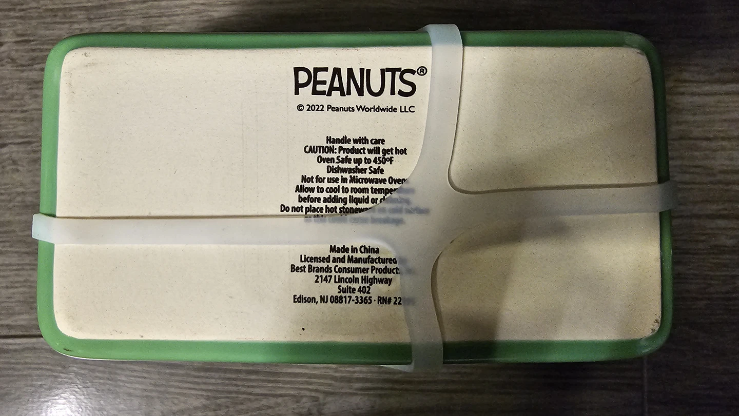 (Set of 2pcs) Peanuts Snoopy Ceramic Mini Loaf Pan - photo 3