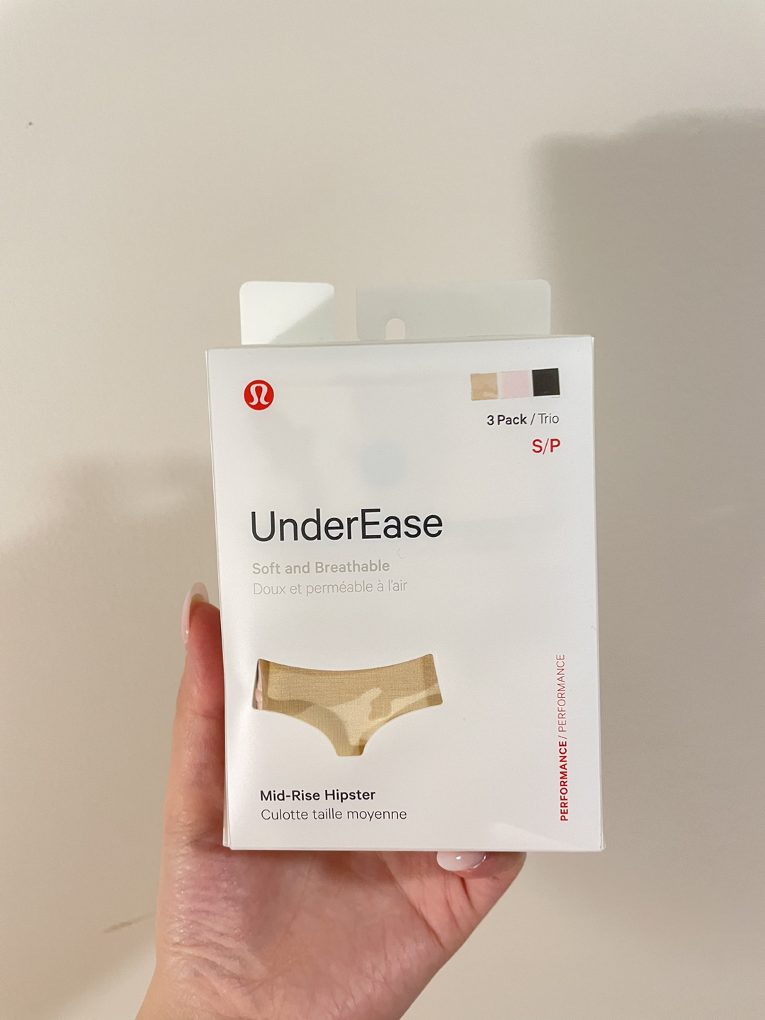 NEW Lululemon UnderEase Hipster Underwear (S)