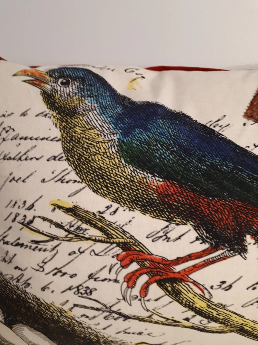 Large Bird Throw Cushion Decor - photo 2