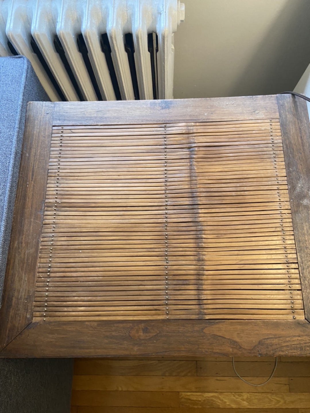 TEAK VINTAGE- BOHO coffee table & matching side table - STORAGE - photo 4