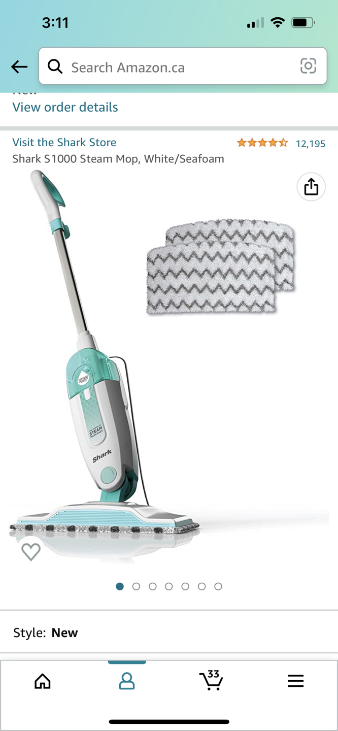 Shark steam mop. Used. thumbnail
