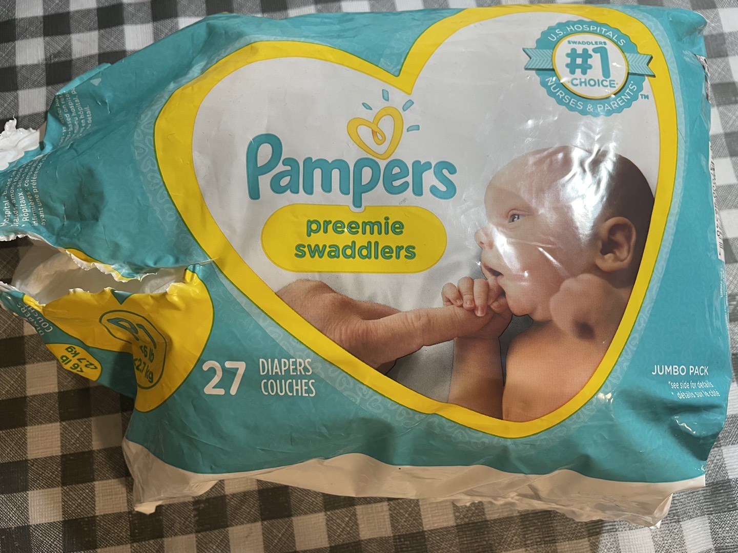 Pampers preemie swaddles thumbnail