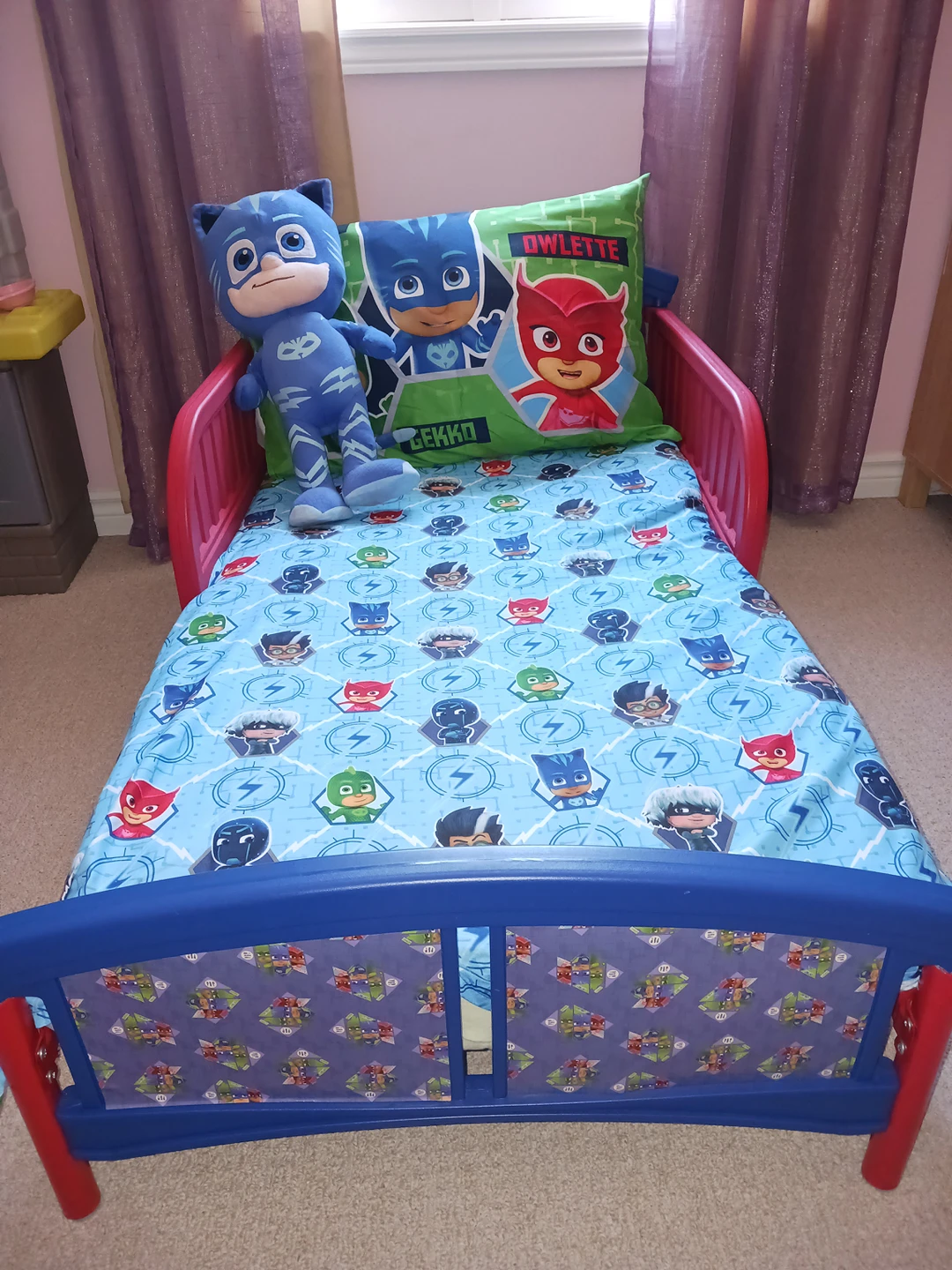 pj mask  toddler bed and matress - photo 2