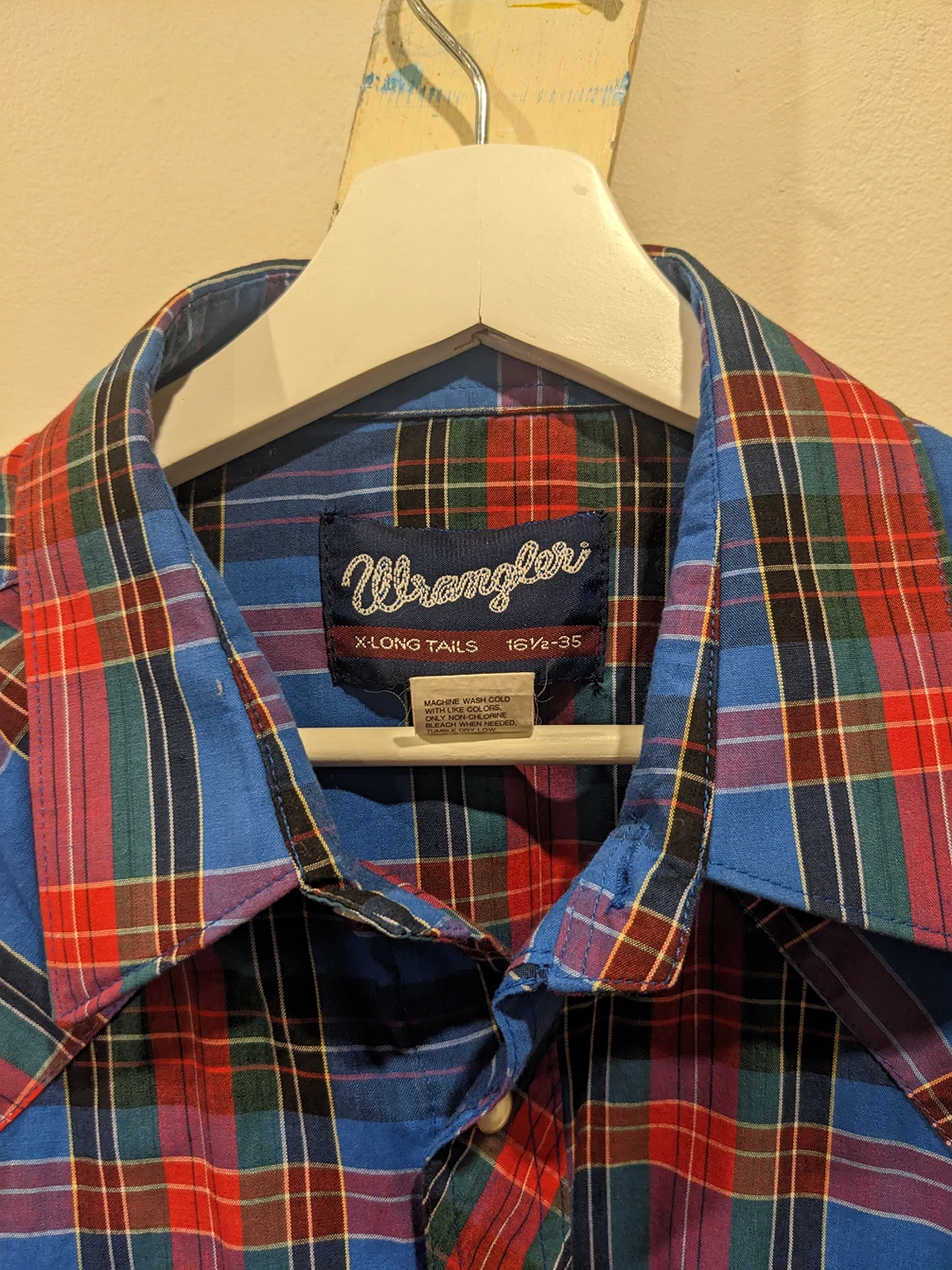 Wrangler Pearl Snap X-Long Tails Western Shirt image indicator(3)