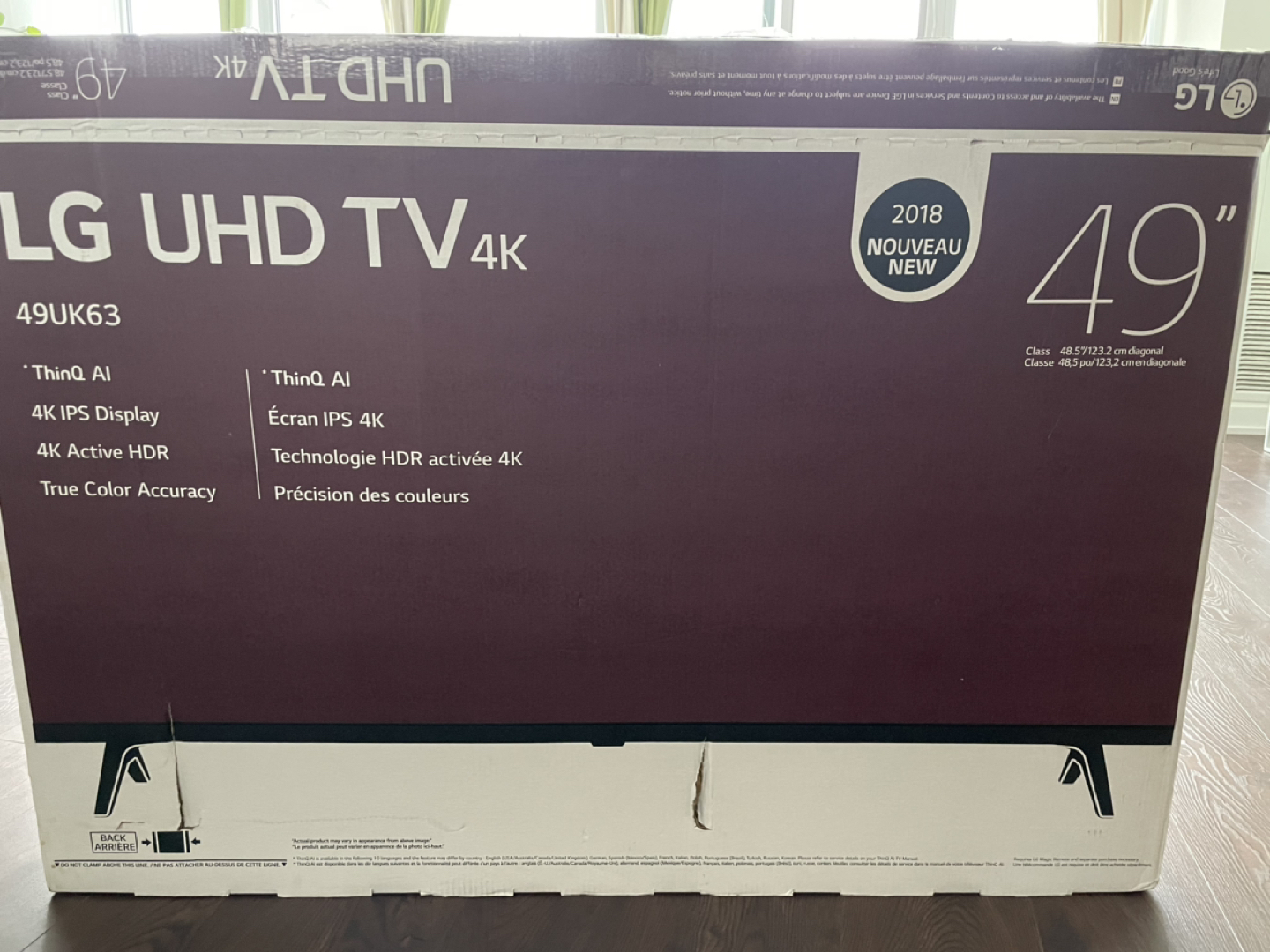 Amazing LG 4k UHD 49 inch TV image indicator(4)