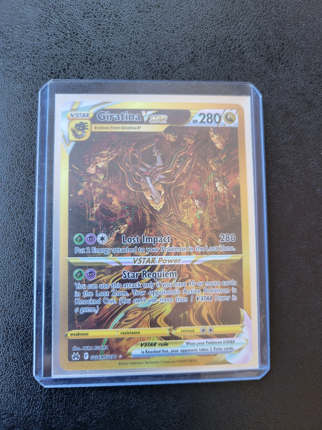 Giratina VSTAR gold secret rare thumbnail