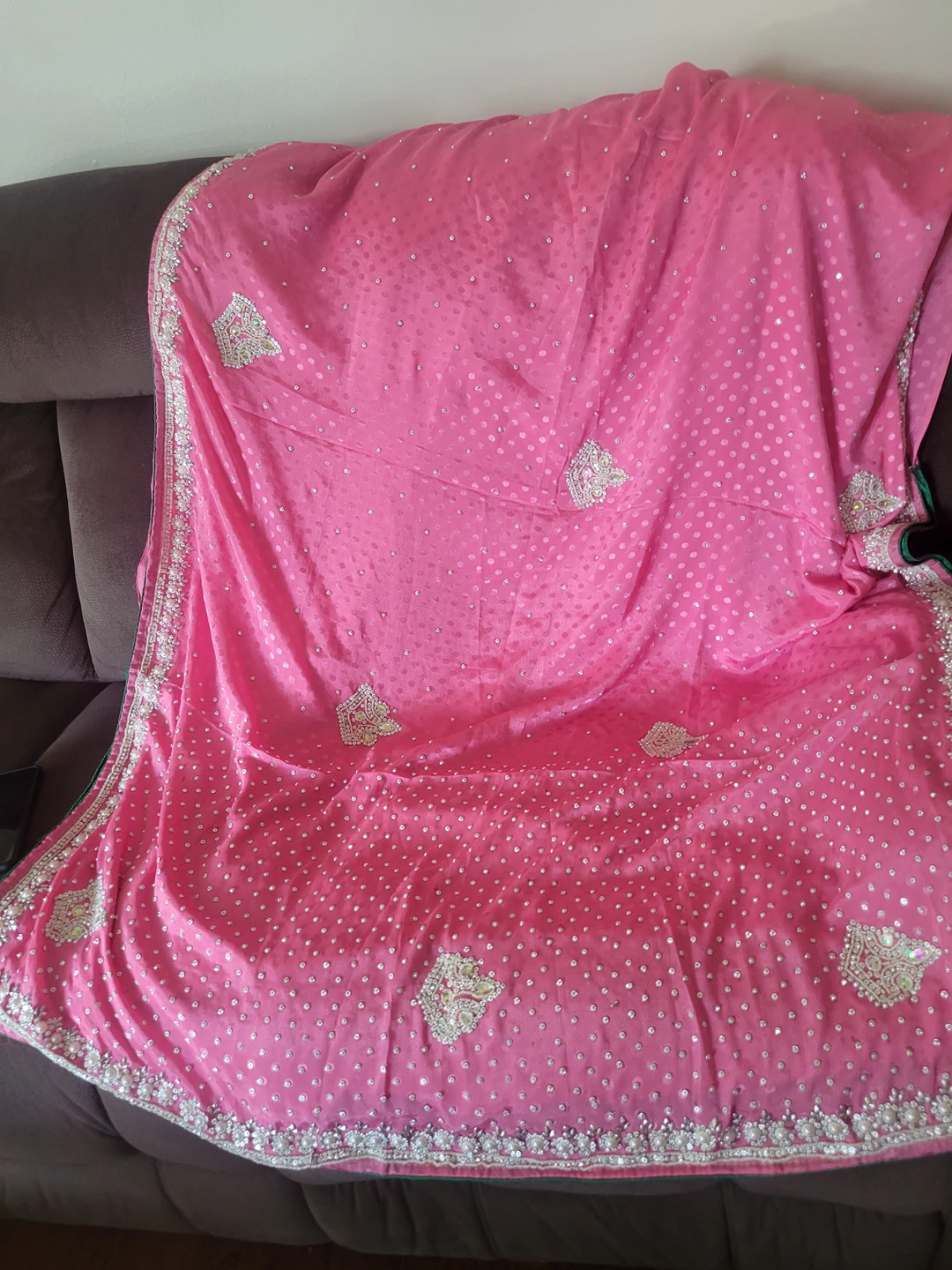 Pink saree - photo 3