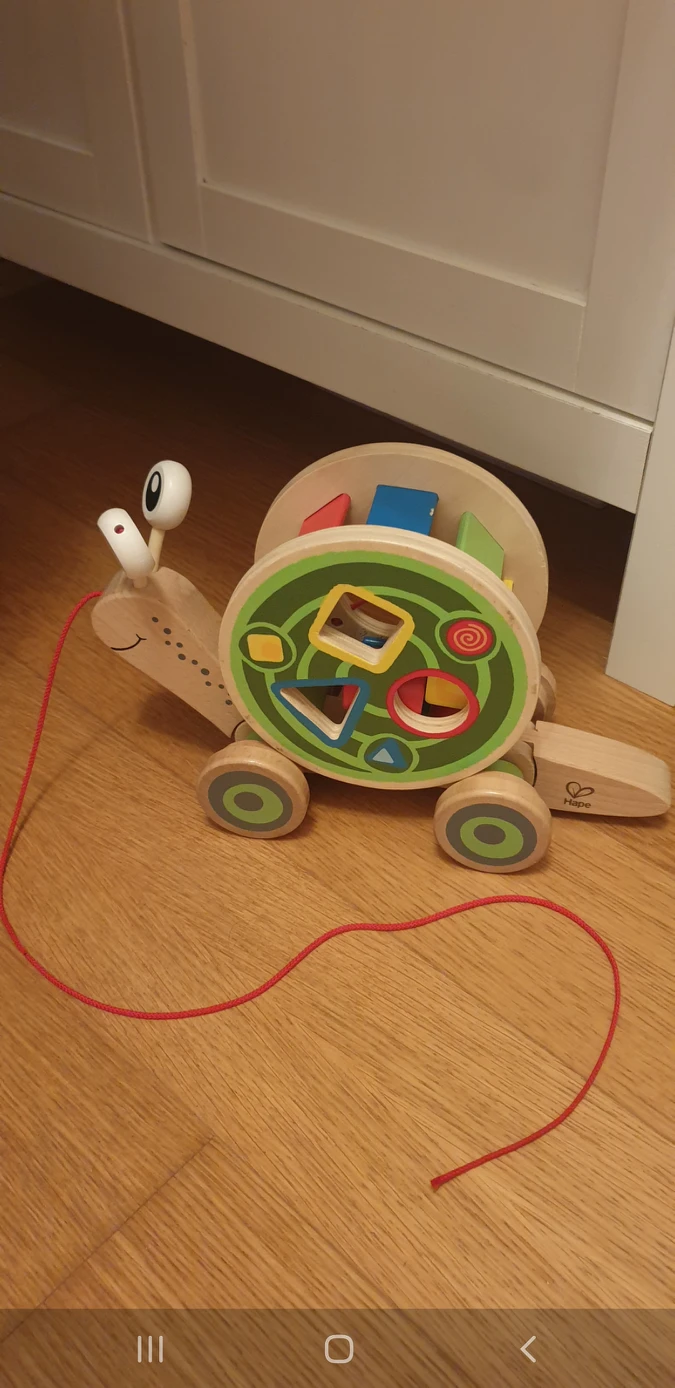 Hape shape sorter snail
