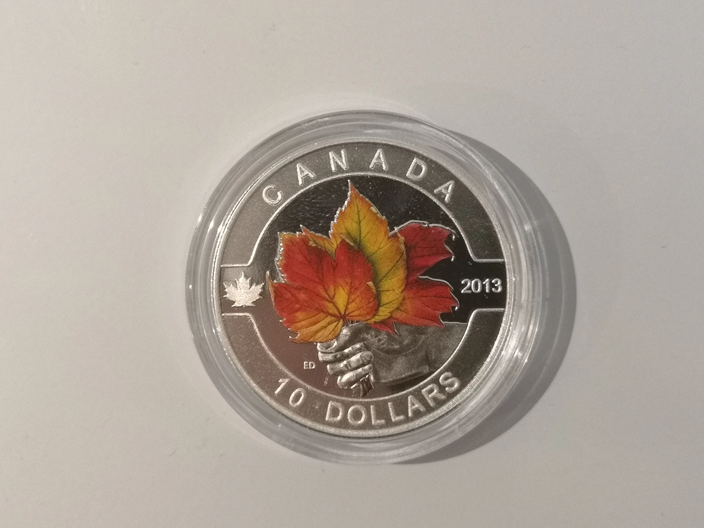 RCM 2013 $10 Fine Silver Coin - The Maple Leaf - photo 3