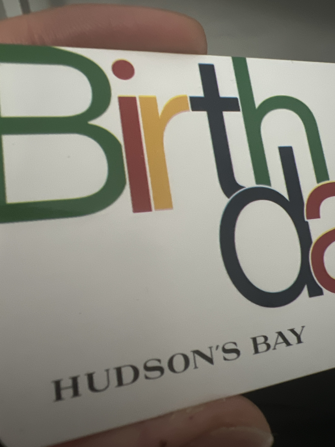 Hudson's bay gift card 100$