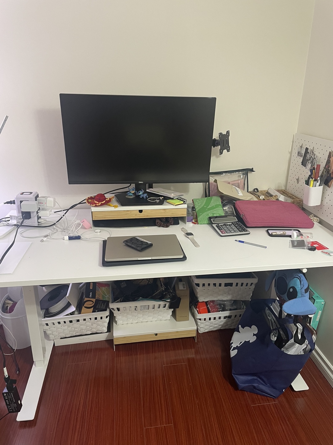 Ikea Sit Stand White Desk
