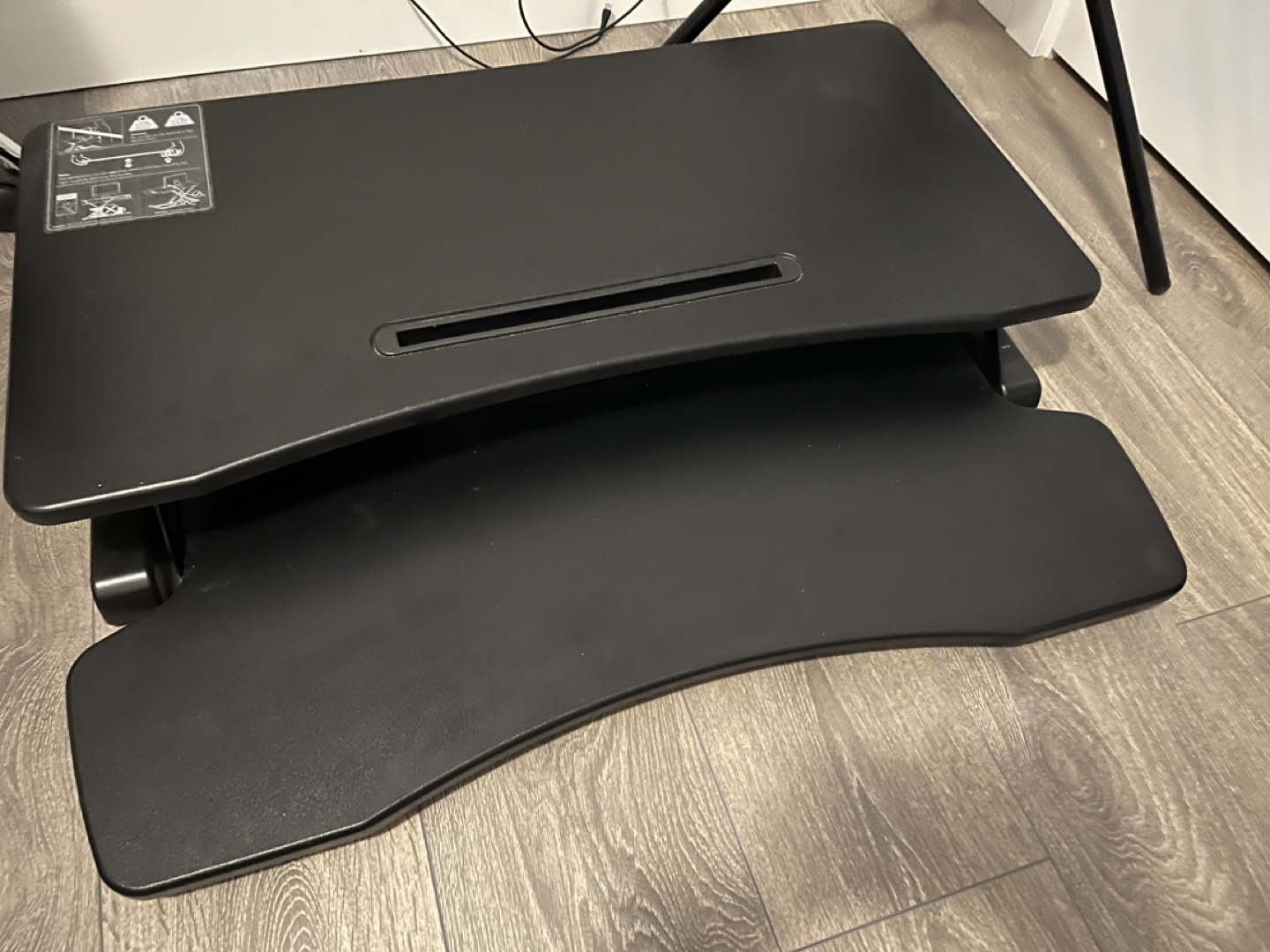 Standing desk height adjustable