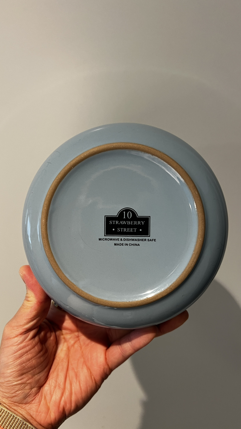 🍽️ Four 10.5” Dinner Plates and four 6.25” 24oz Cereal Bowls image indicator(4)