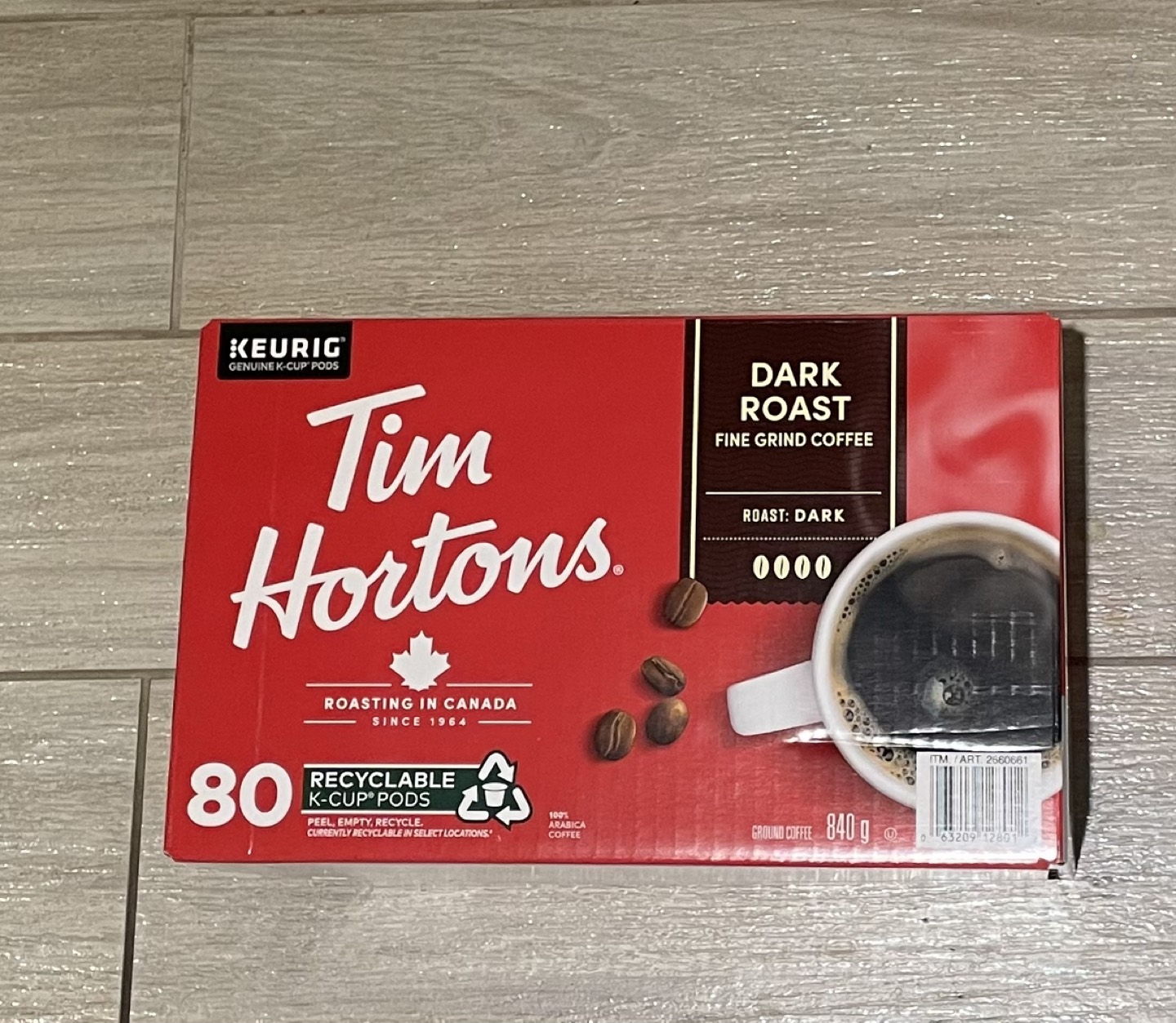 Tim Hortons Original Blend, Dark Roast. K-Cups, 80 Count thumbnail