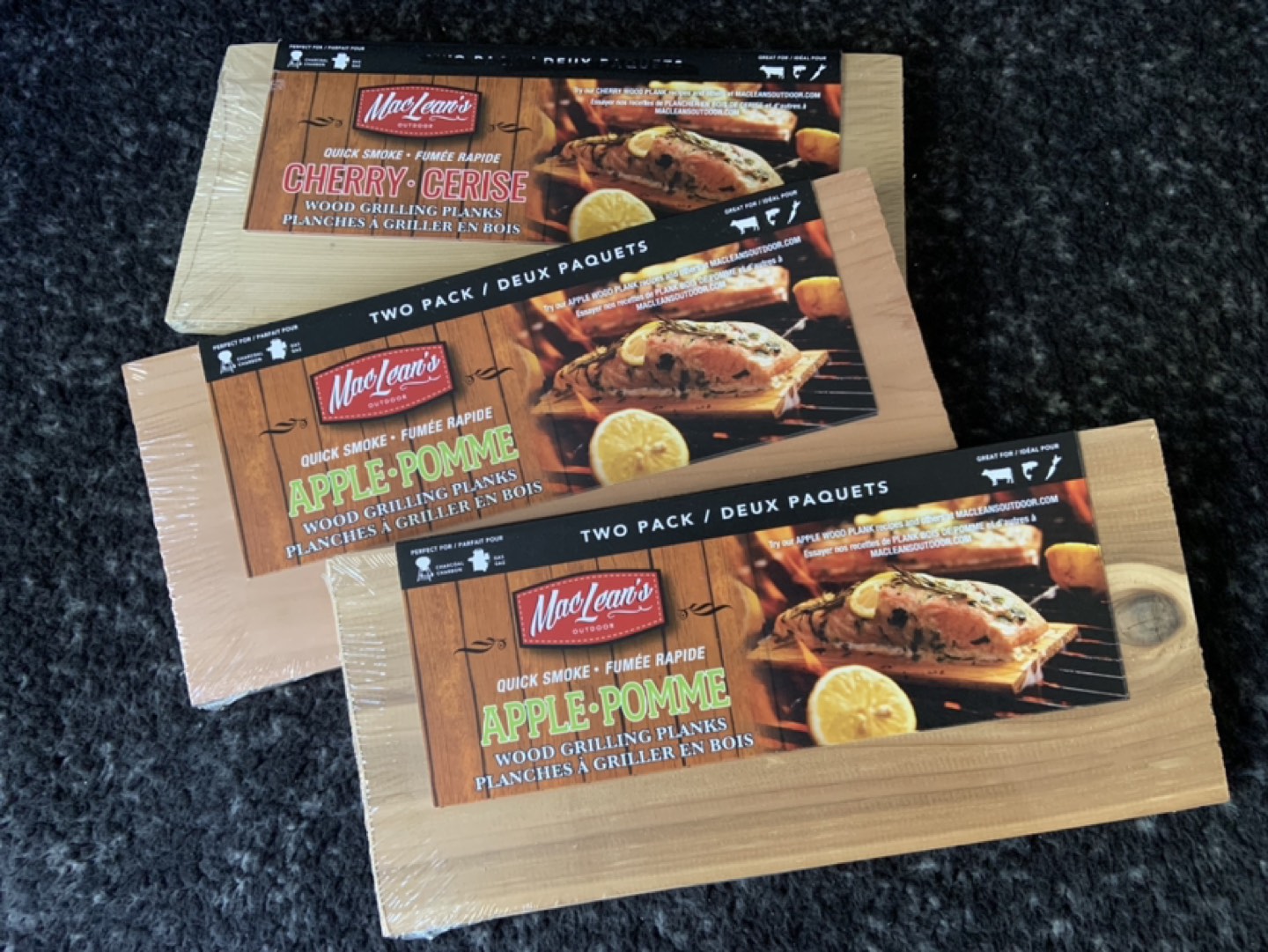 Wood Grilling Planks Pack of 2