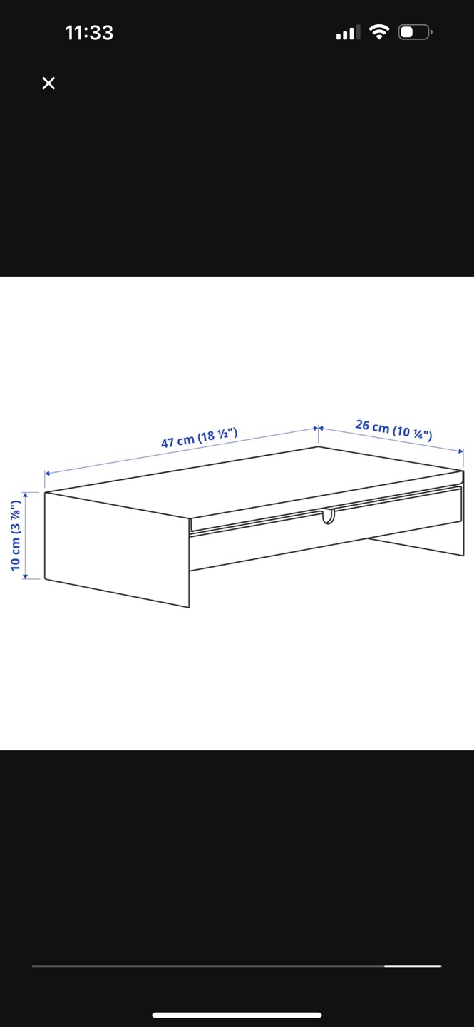 Ikea monitor stand - photo 2