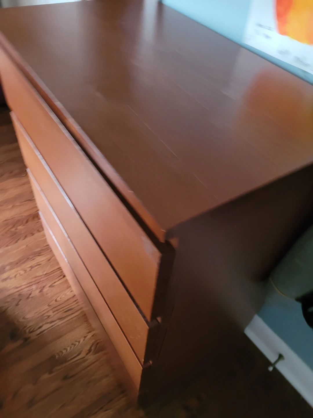 ikea Malm dresser brown 4 drawers - photo 3