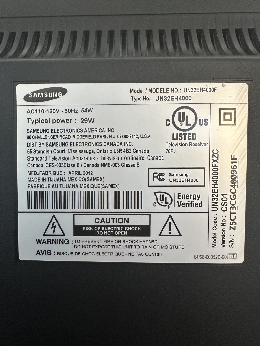 Samsung 32" 4000 Series LED TV - photo 4