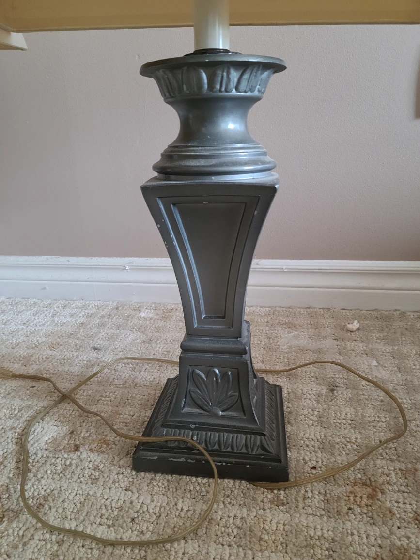 Pair  of Grey Lamp With shades - photo 2