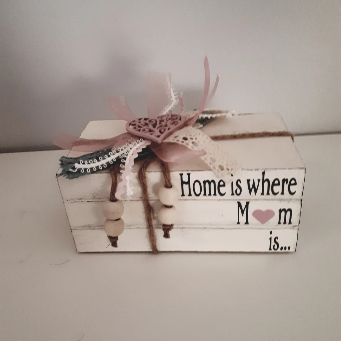 Great for Mother's Day...Shabby Chic Country Stacked Faux Books - photo 2