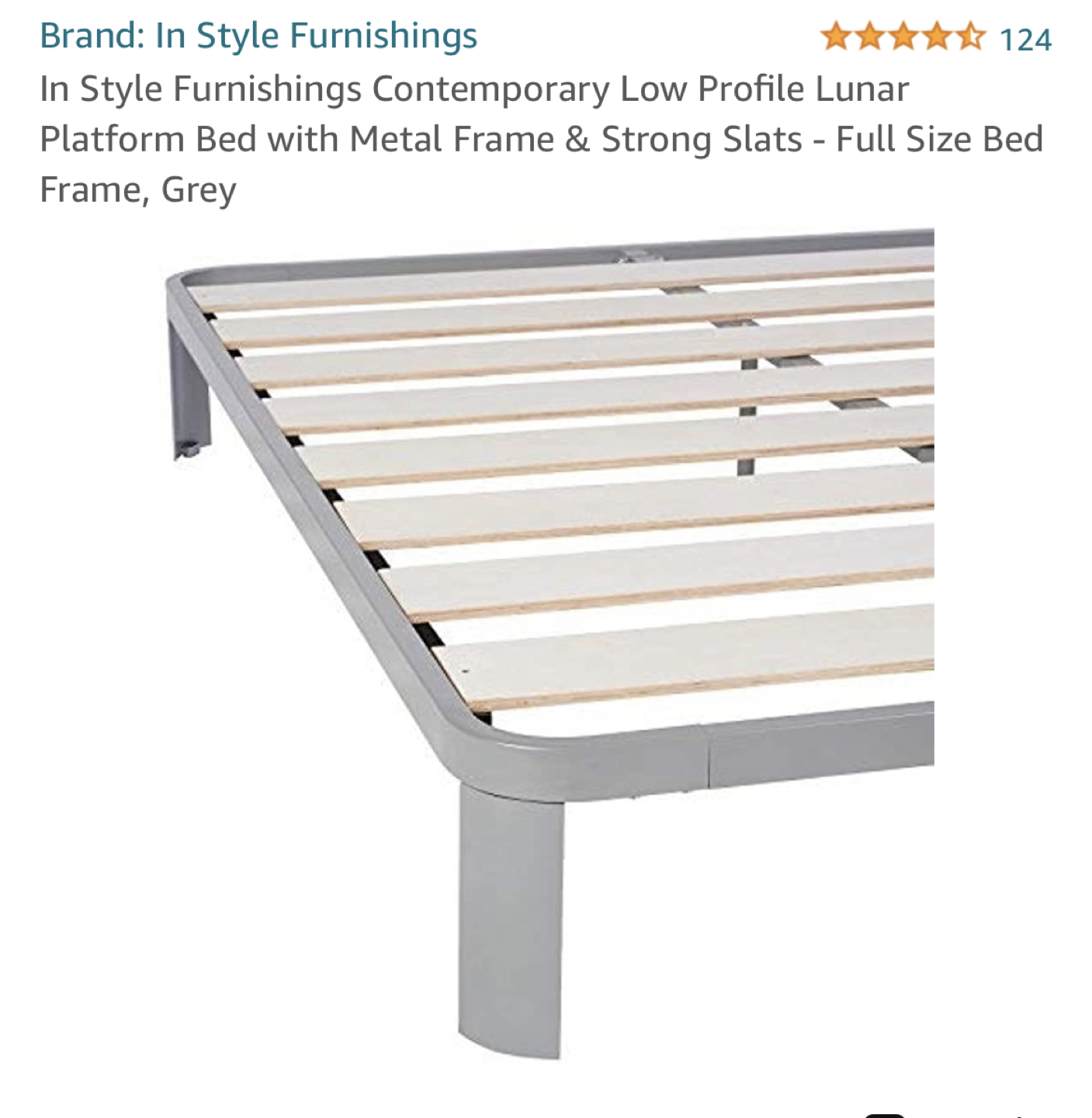 Twin platform bed frame - photo 3