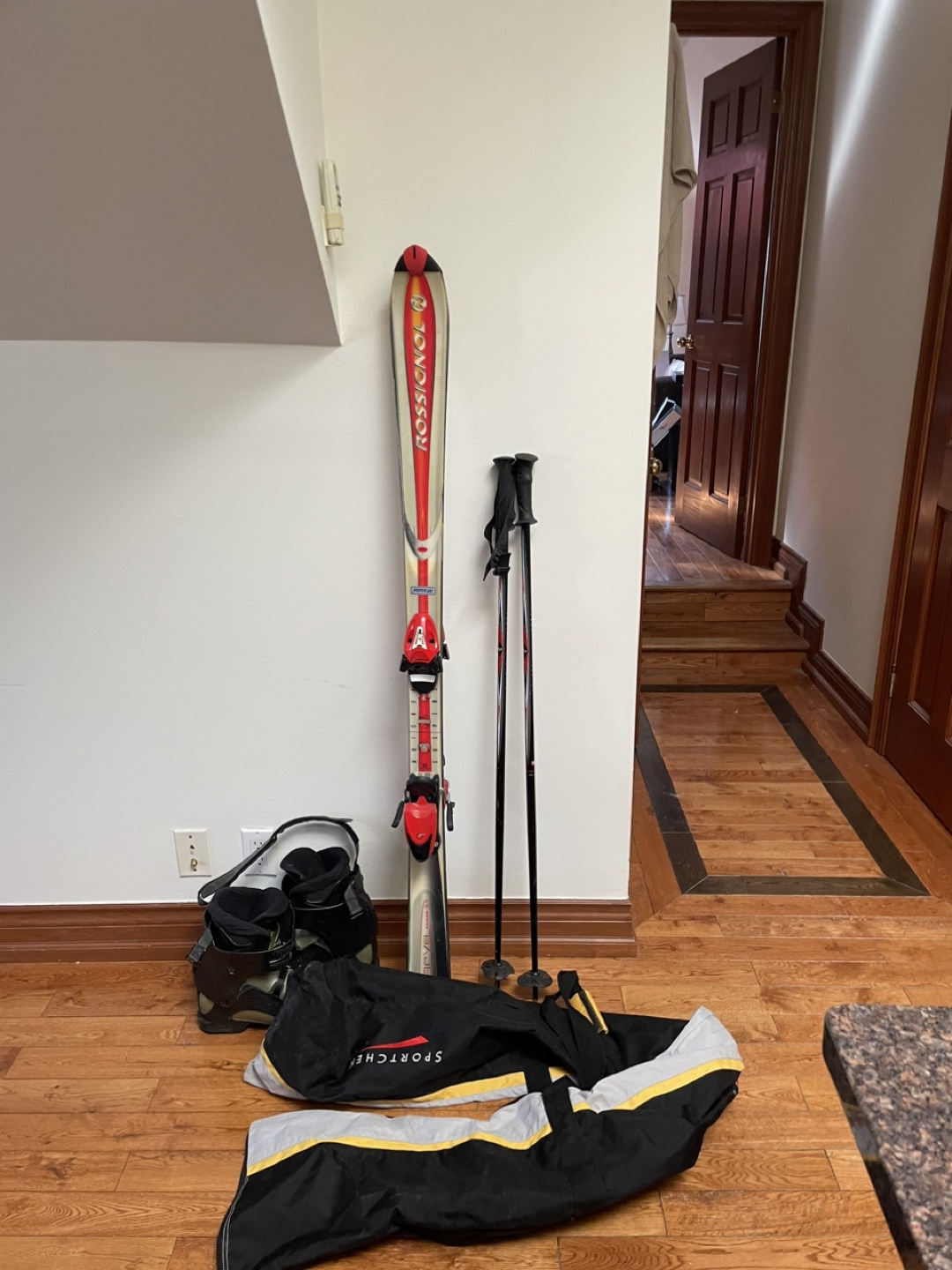 Skiis and boots thumbnail