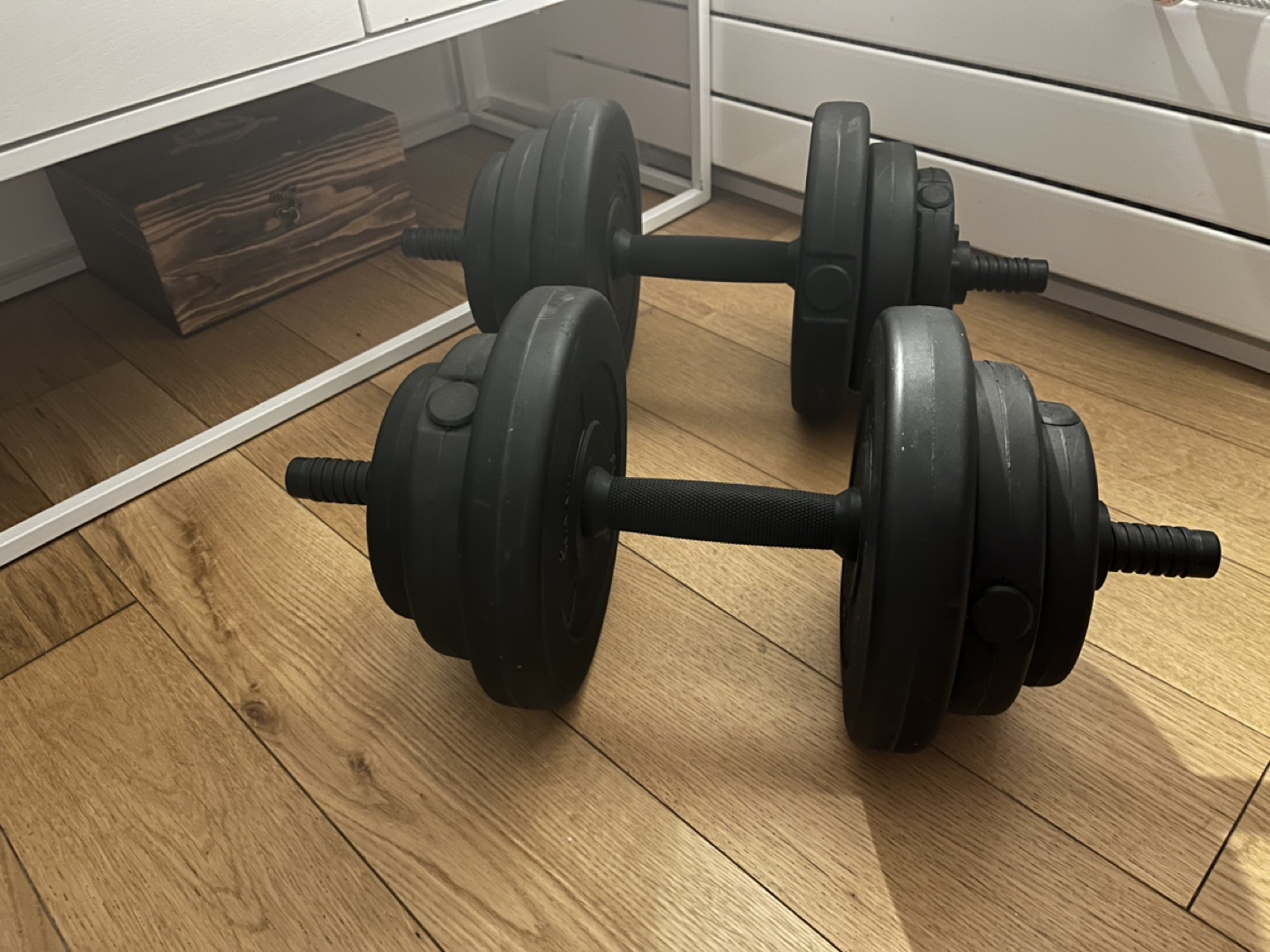 40 Lb Dumbbell Set Hand Weights for Strength Training - photo 2