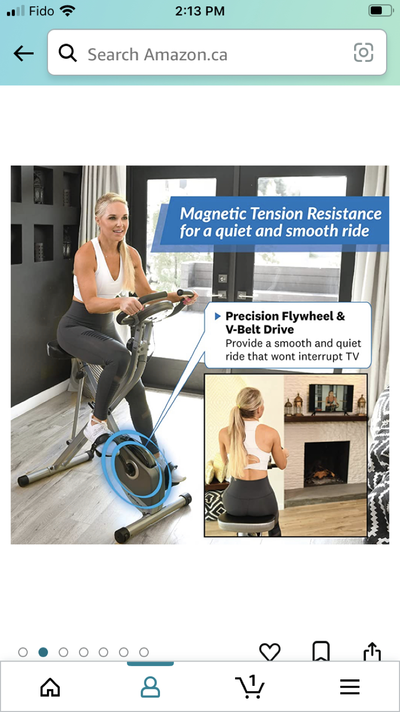 Upright bike, folding - photo 2
