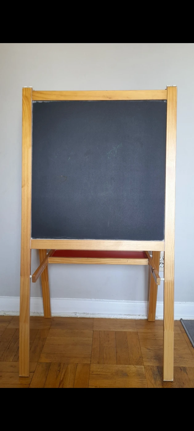 ikea kids white + black board - photo 2