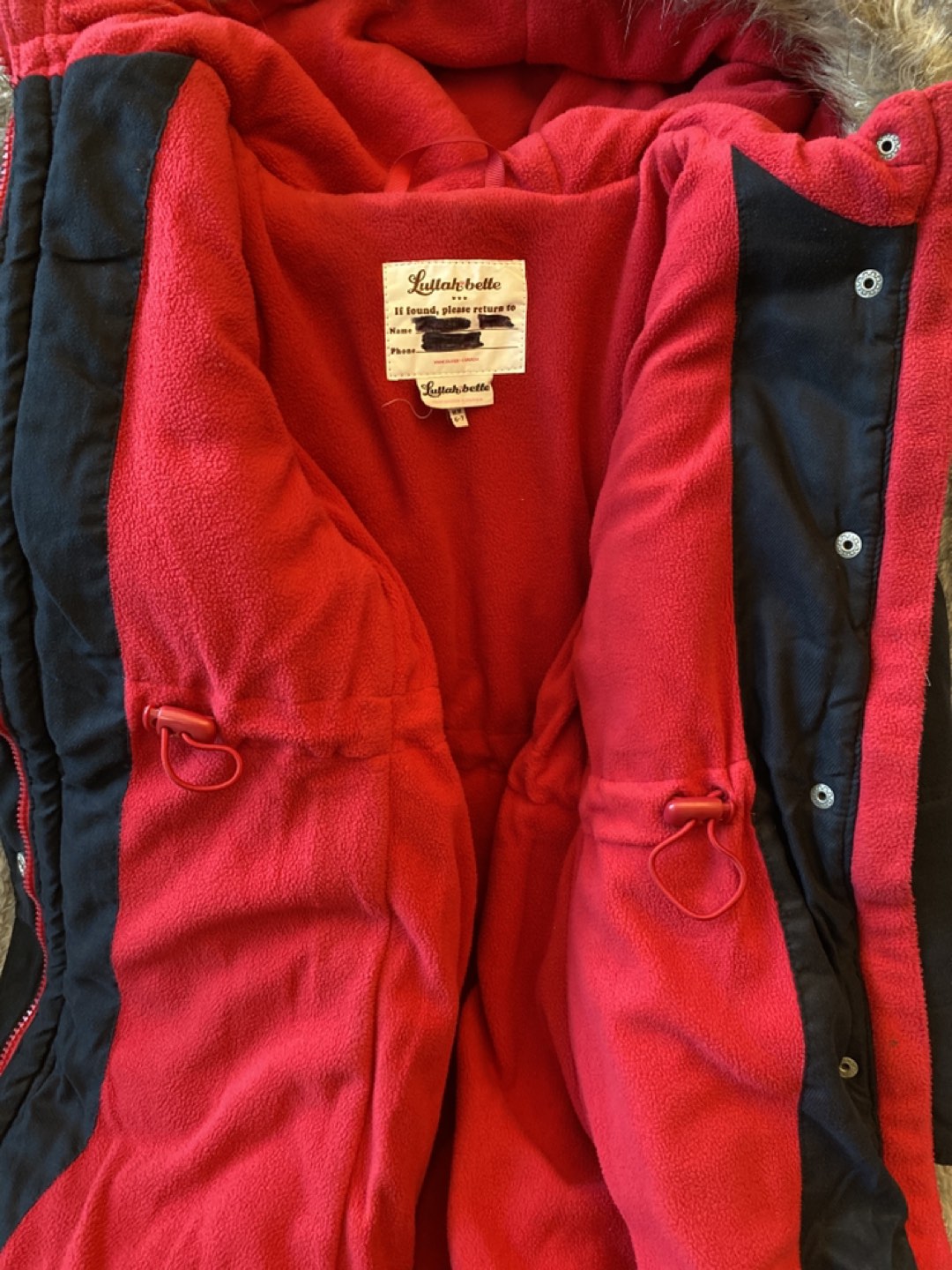 Amazing long black girls winter coat - size 6/7 image indicator(3)