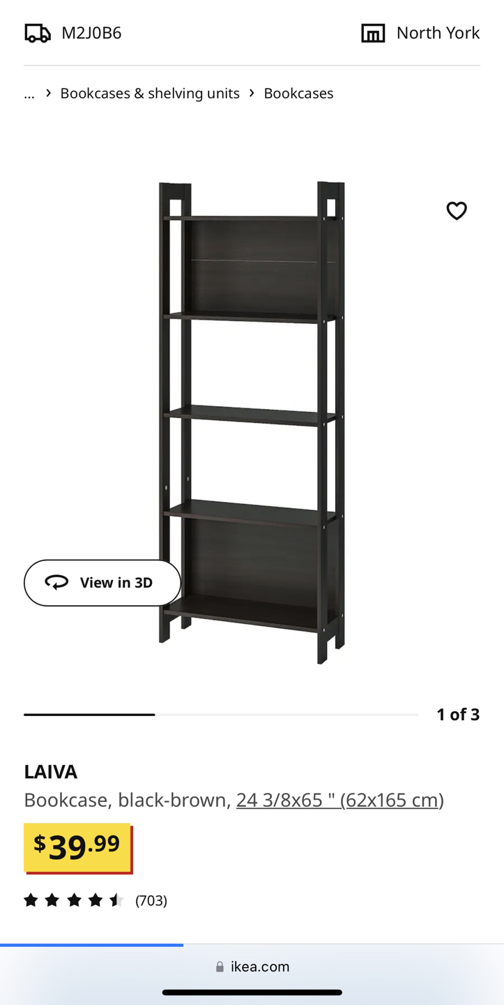 Ikea Laiva bookshelf - photo 2