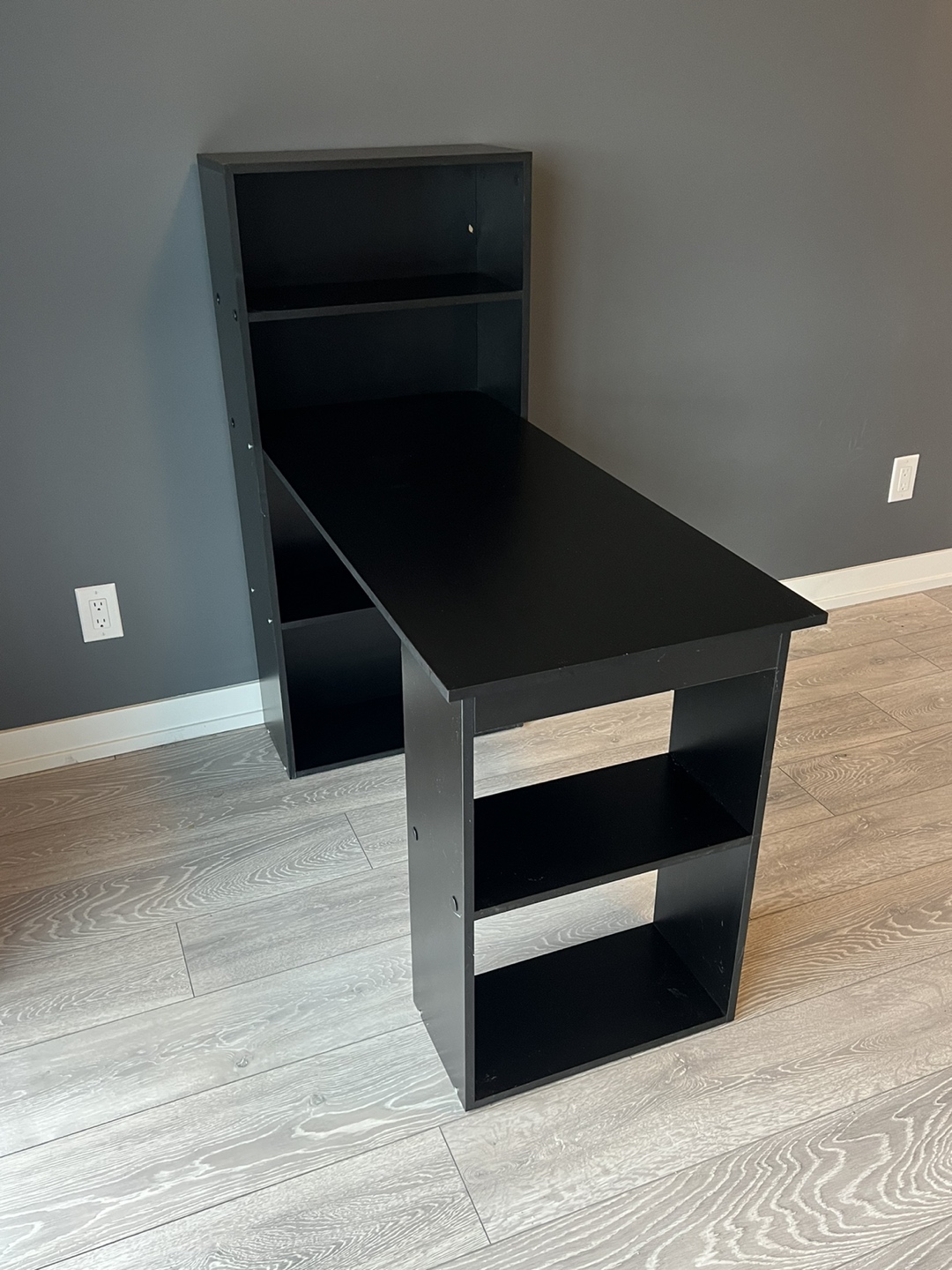 Desk with Shelves