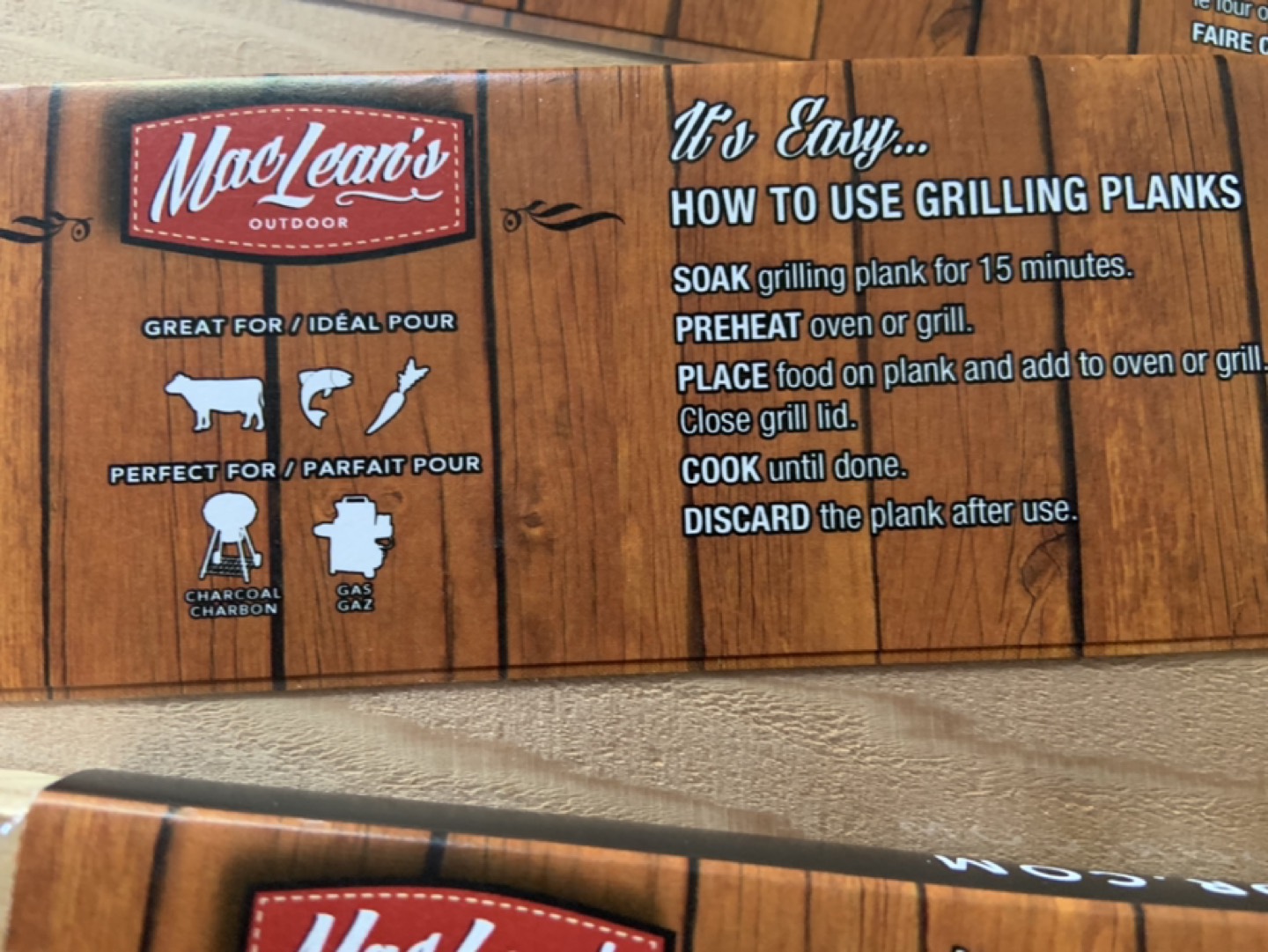 Wood Grilling Planks Pack of 2 - photo 5