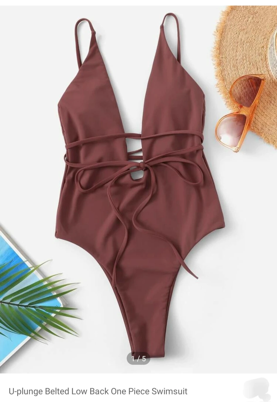 ZAFUL Plunge One-piece Swimsuit - S thumbnail