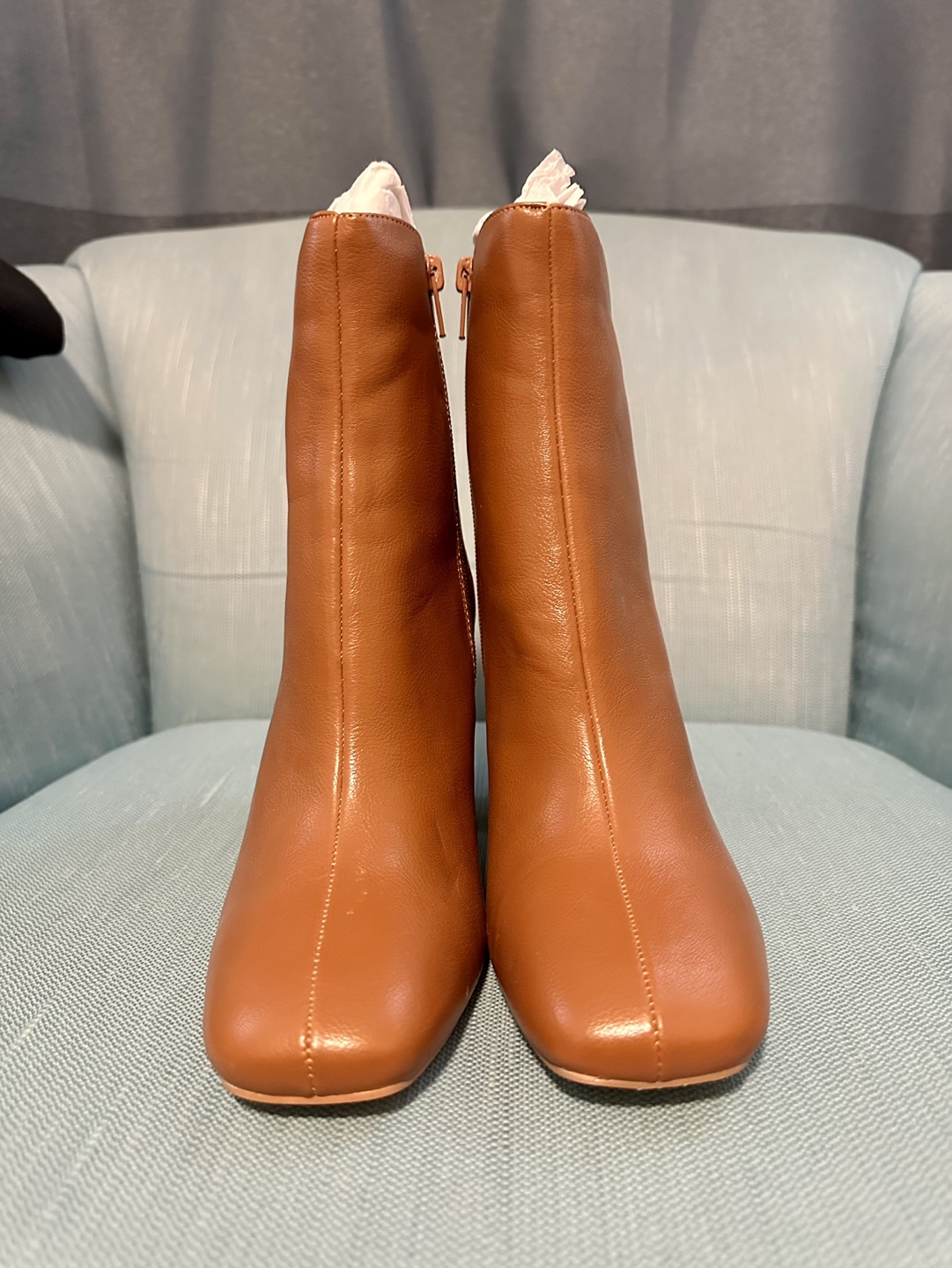 Square Toe Ankle Boots with Foam Cushion | US8 EUR39 image indicator(2)