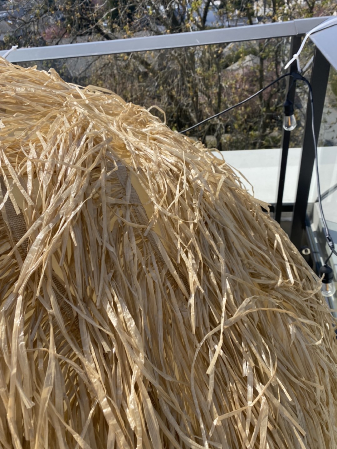 Straw Tiki Garden Patio Beach Umbrella - photo 3