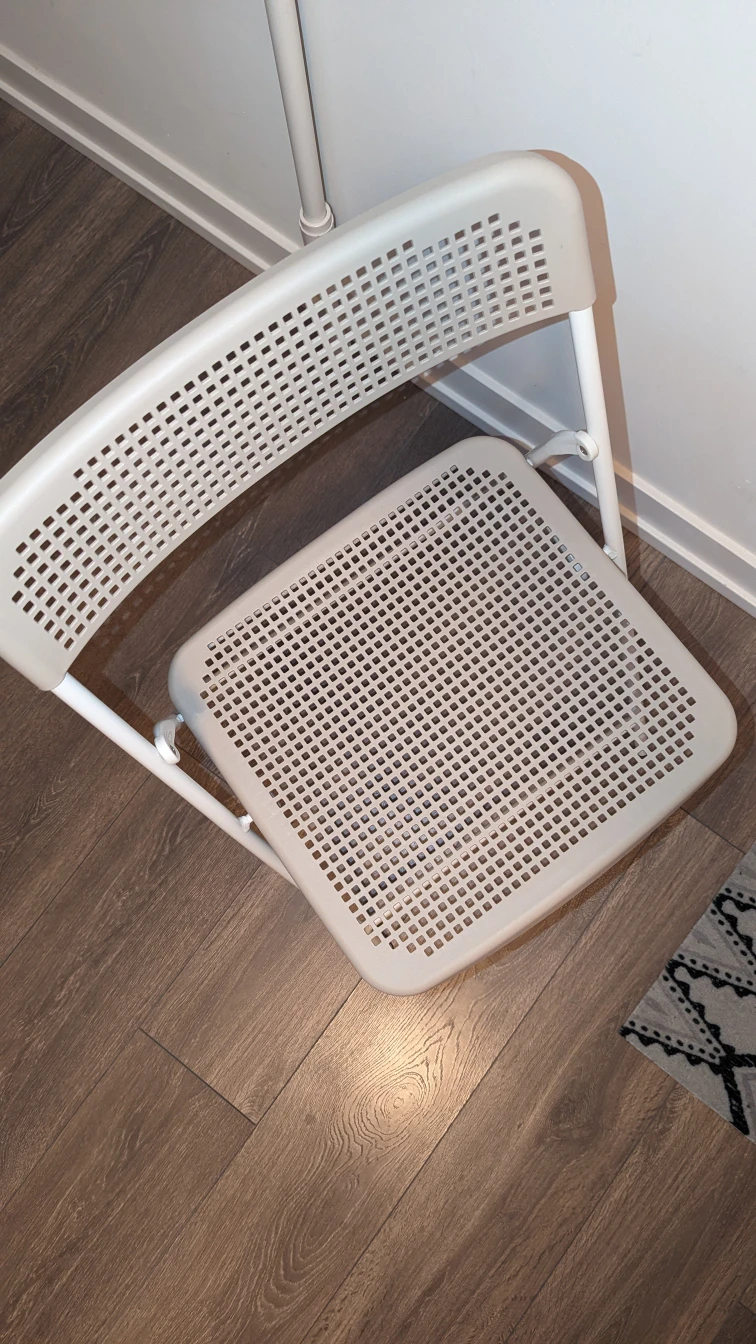 IKEA folding chair, beige, Torparo - photo 3