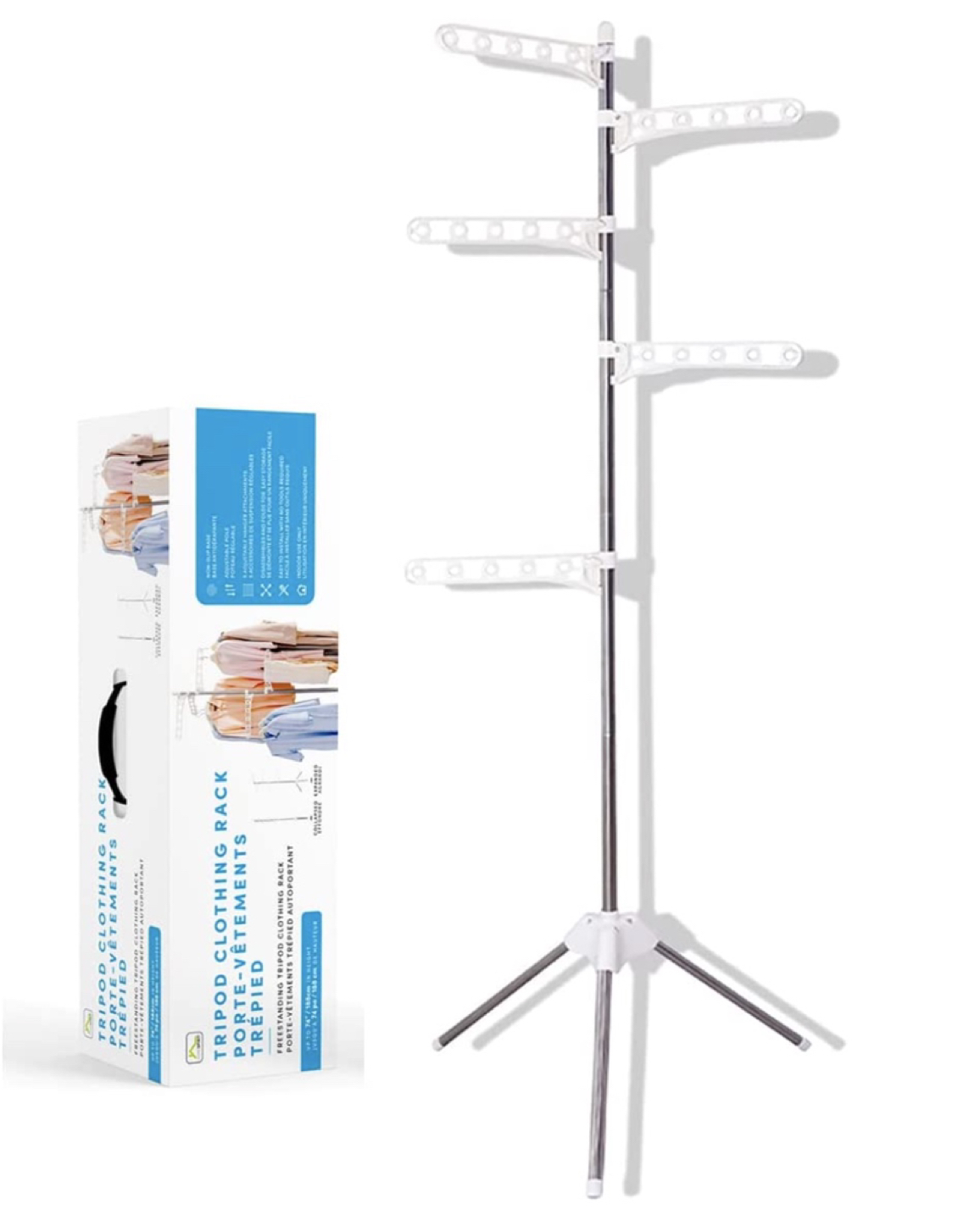 Indoor clothes drying rack