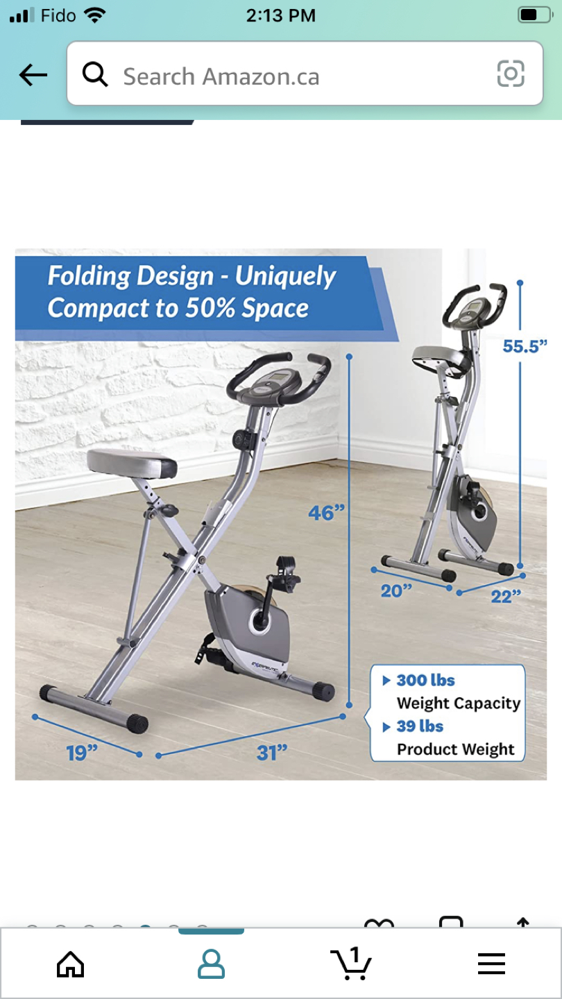 Upright bike, folding - photo 5