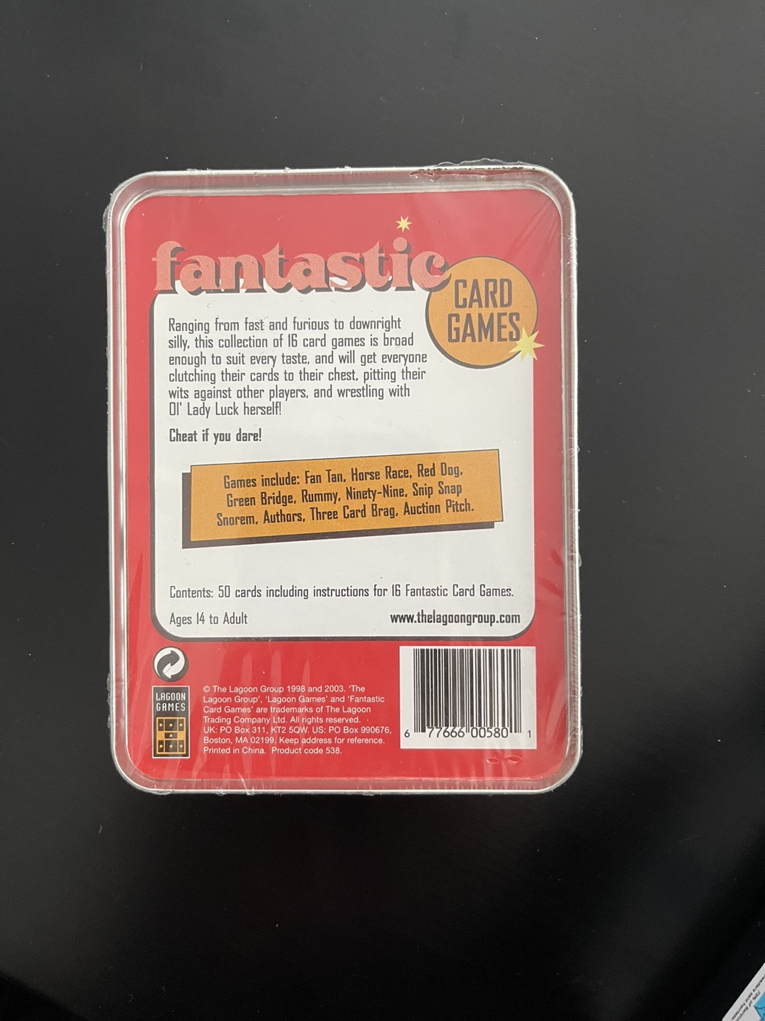 Lagoon Games - FANTASTIC CARD GAMES Compendium FAMILY Party thumbnail