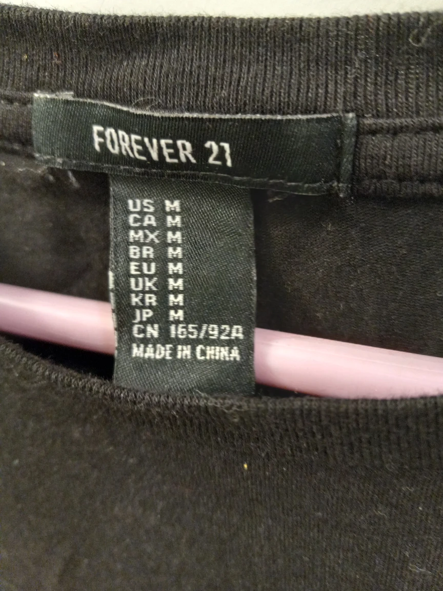 Forever 21 Black T-shirt - photo 2