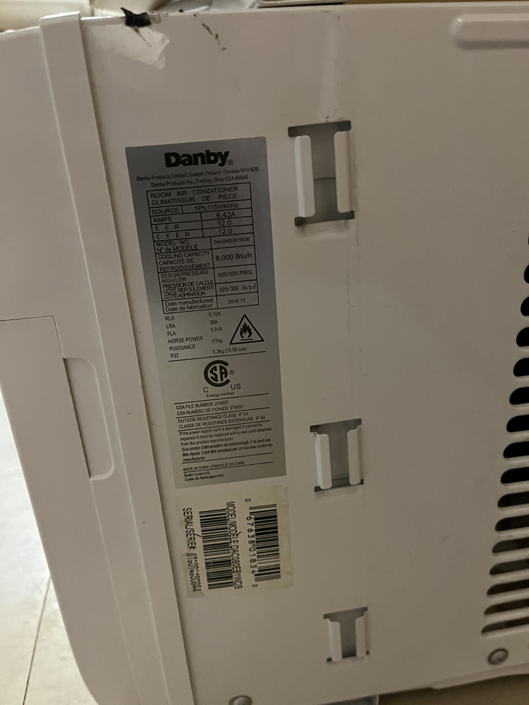 Air conditioner Danby - photo 2