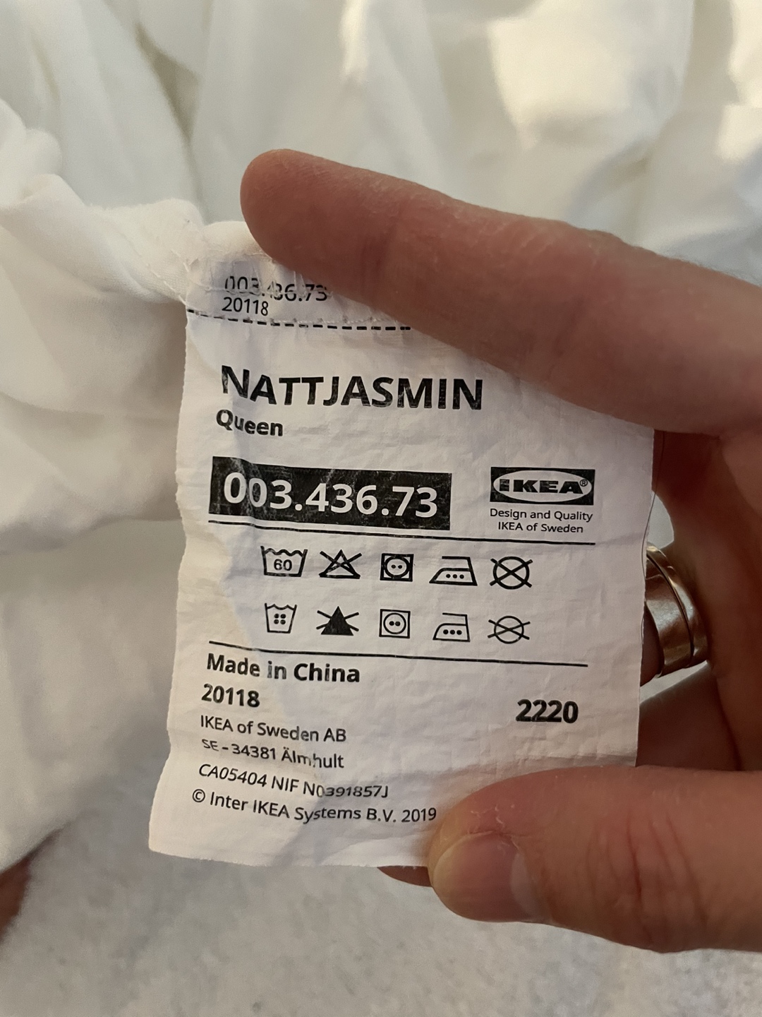 NATTJASMIN Queen size Fitted sheet thumbnail
