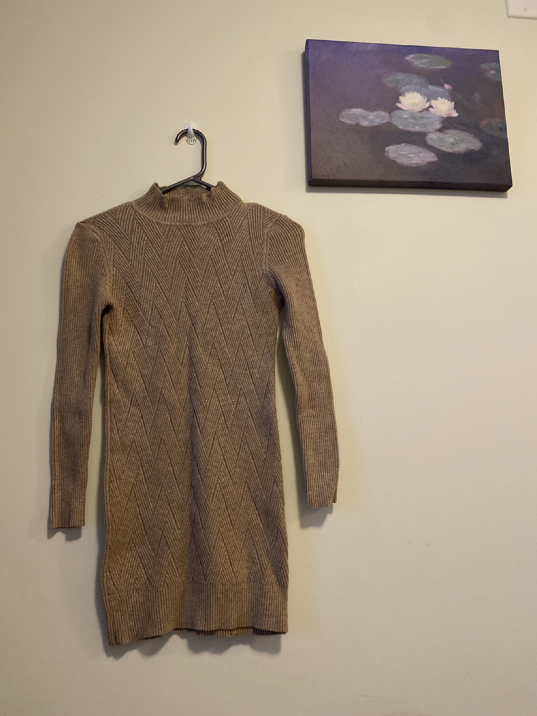 Sexy Beige sweater dress