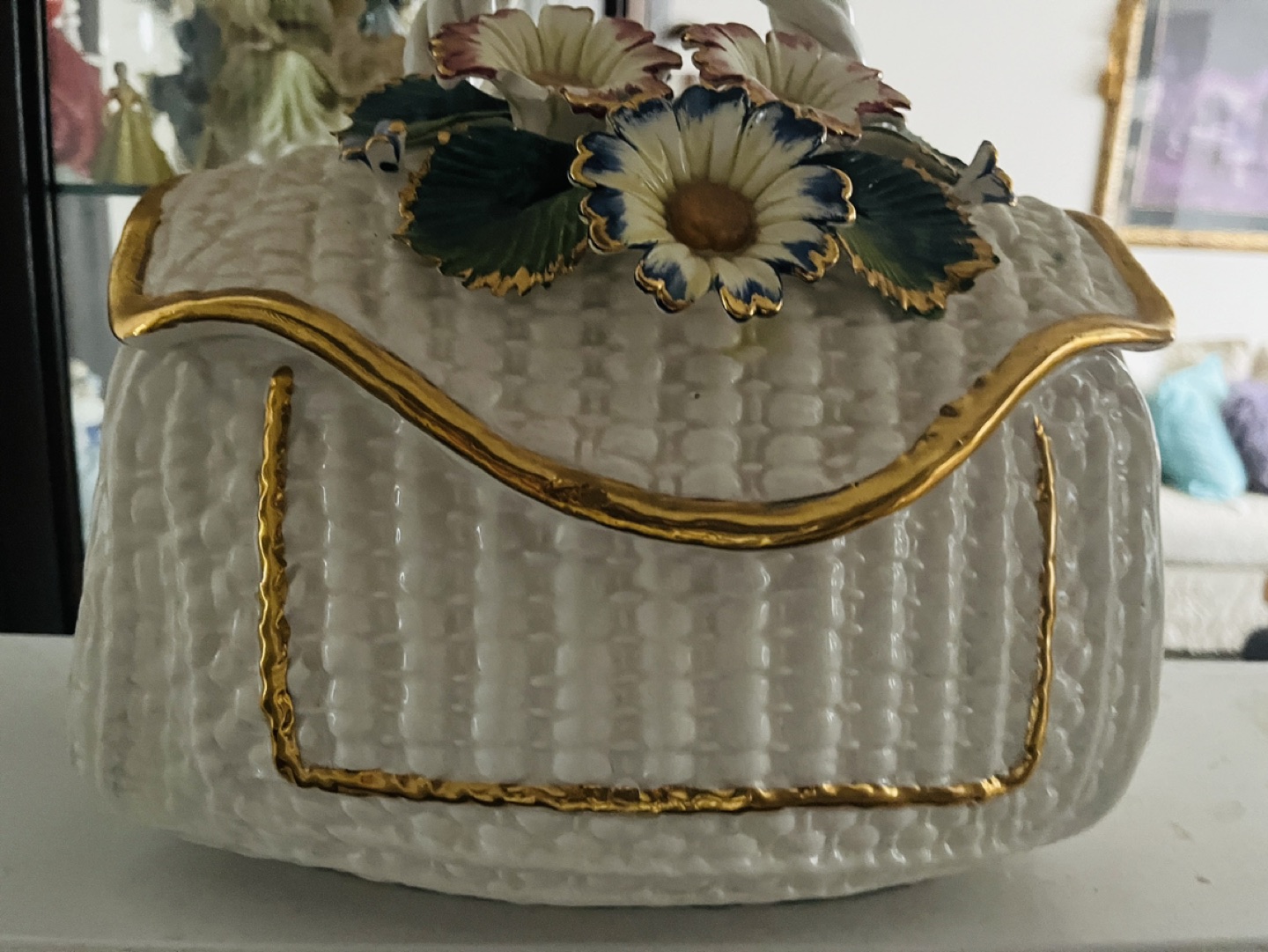 Capodimonte decoration purse