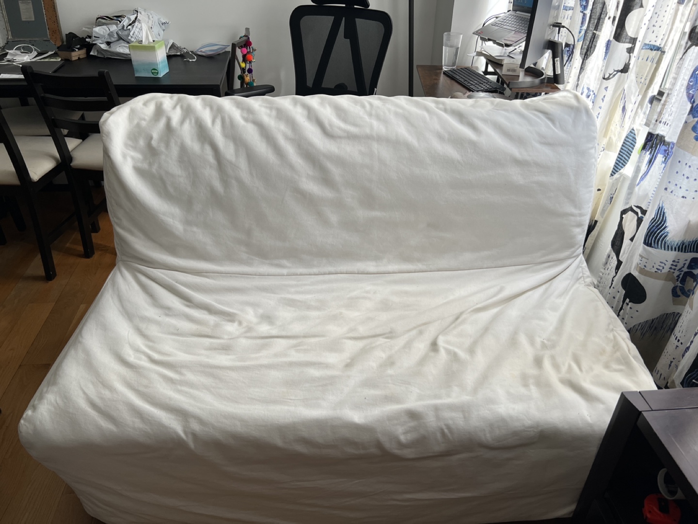 Ikea Sleeper Sofa with mattress pad