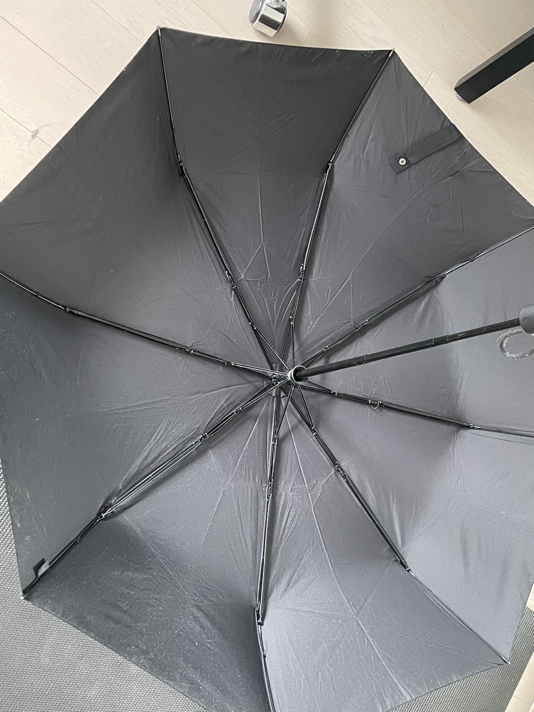 Automatic black umbrella