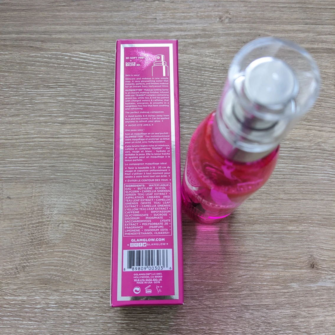 🇨🇦 Glamglow settling spray 110 mL size image indicator(2)