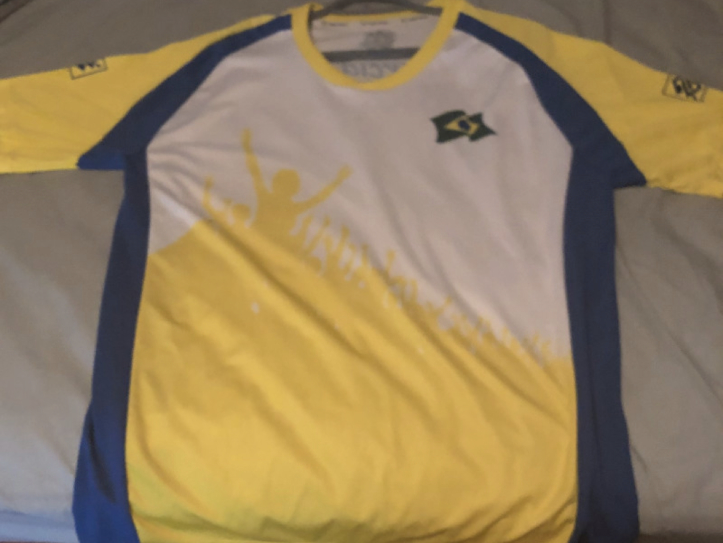 Brazil fan soccer jersey thumbnail