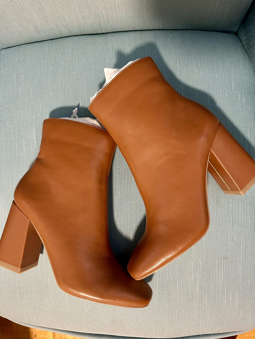 Square Toe Ankle Boots with Foam Cushion | US8 EUR39 image indicator(5)